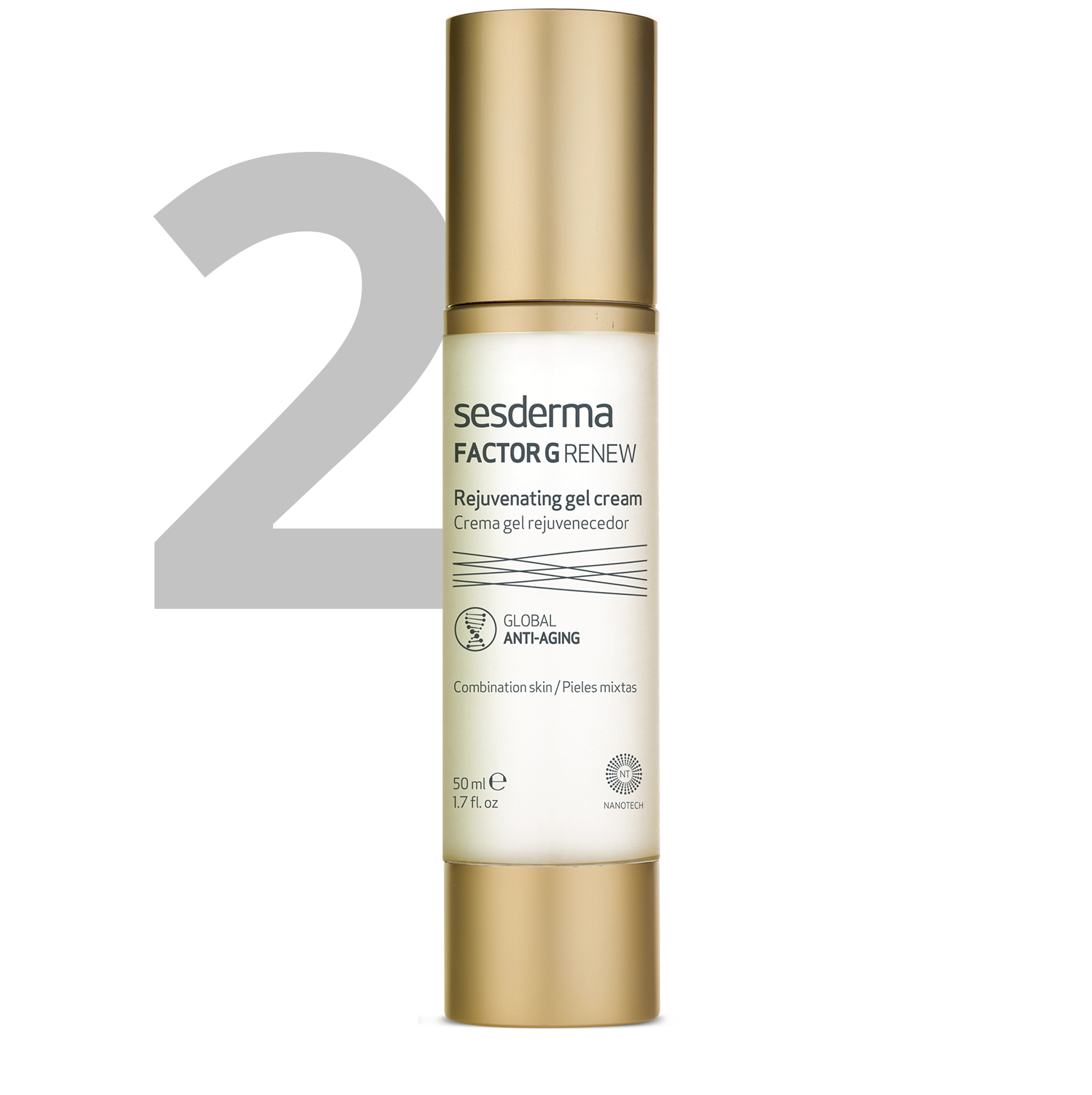 Paso 2 rutina - Factor G crema gel rejuvenecedor